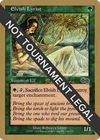Elvish Lyrist - 1999 Matt Linde (USG) - World Championship Decks - Magic: The Gathering card