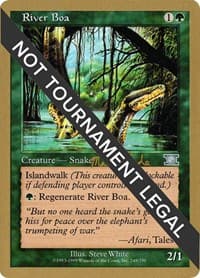 River Boa - 1999 Matt Linde (6ED) - World Championship Decks - Magic: The Gathering card