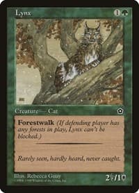 Lynx - Portal Second Age - Magic: The Gathering card