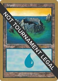 Island (335) - 2001 Alex Borteh (MMQ) - World Championship Decks - Magic: The Gathering card