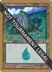 Island (335) - 2001 Alex Borteh (7ED) - World Championship Decks - Magic: The Gathering card