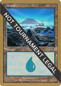 Island (334) - 2001 Alex Borteh (7ED) - World Championship Decks - Magic: The Gathering card