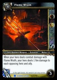 Flame Wrath - Heroes of Azeroth - WoW card