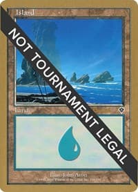Island (336) - 2001 Alex Borteh (INV) - World Championship Decks - Magic: The Gathering card