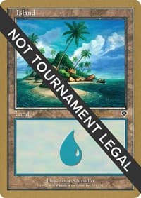 Island (335) - 2001 Alex Borteh (INV) - World Championship Decks - Magic: The Gathering card