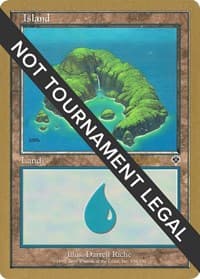 Island (338) - 2001 Alex Borteh (INV) - World Championship Decks - Magic: The Gathering card