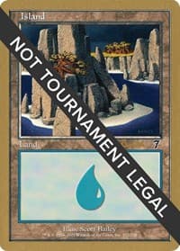 Island (332) - 2001 Alex Borteh (7ED) - World Championship Decks - Magic: The Gathering card