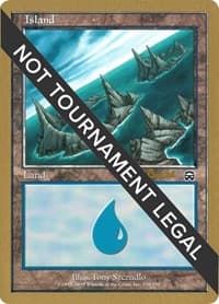 Island (338) - 2001 Alex Borteh (MMQ) - World Championship Decks - Magic: The Gathering card