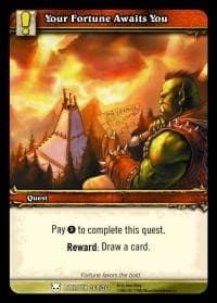 Your Fortune Awaits You - Heroes of Azeroth - WoW card