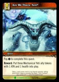 Are We There, Yeti? - Heroes of Azeroth - WoW card