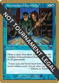 Accumulated Knowledge - 2001 Antoine Ruel (NMS) - World Championship Decks - Magic: The Gathering card