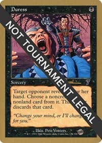 Duress - 2001 Antoine Ruel (7ED) (SB) - World Championship Decks - Magic: The Gathering card