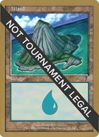 Island (335) - 2001 Antoine Ruel (7ED) - World Championship Decks - Magic: The Gathering card