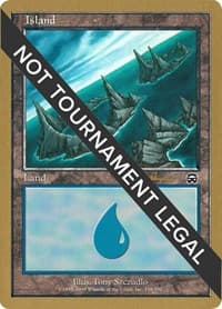 Island (338) - 2001 Antoine Ruel (MMQ) - World Championship Decks - Magic: The Gathering card