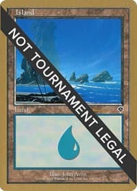 Island (336) - 2001 Antoine Ruel (INV) - World Championship Decks - Magic: The Gathering card
