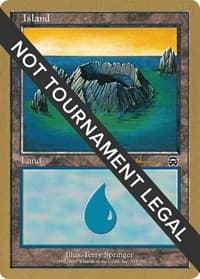 Island (335) - 2001 Antoine Ruel (MMQ) - World Championship Decks - Magic: The Gathering card