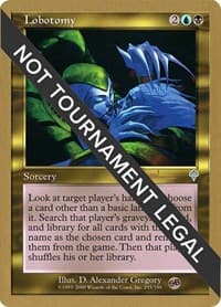 Lobotomy - 2001 Antoine Ruel (INV) (SB) - World Championship Decks - Magic: The Gathering card