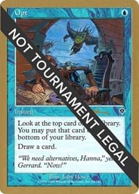 Opt - 2001 Antoine Ruel (INV) - World Championship Decks - Magic: The Gathering card