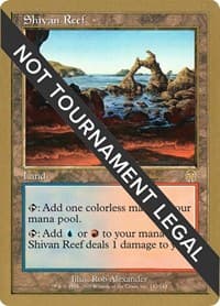 Shivan Reef - 2001 Antoine Ruel (APC) - World Championship Decks - Magic: The Gathering card