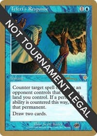 Teferi's Response - 2001 Antoine Ruel (INV) (SB) - World Championship Decks - Magic: The Gathering card