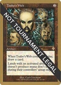 Tsabo's Web - 2001 Antoine Ruel (INV) - World Championship Decks - Magic: The Gathering card