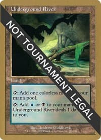Underground River - 2001 Antoine Ruel (7ED) - World Championship Decks - Magic: The Gathering card