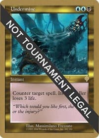 Undermine - 2001 Antoine Ruel (INV) - World Championship Decks - Magic: The Gathering card
