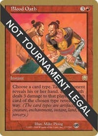 Blood Oath - 2001 Jan Tomcani (MMQ) (SB) - World Championship Decks - Magic: The Gathering card