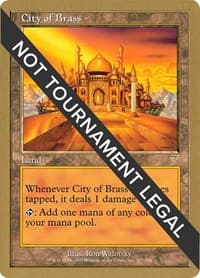 City of Brass - 2001 Jan Tomcani (7ED) - World Championship Decks - Magic: The Gathering card
