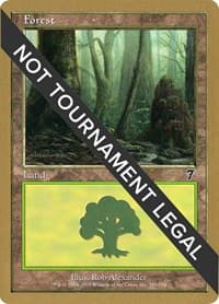 Forest (329) - 2001 Jan Tomcani (7ED) - World Championship Decks - Magic: The Gathering card