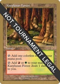 Karplusan Forest - 2001 Jan Tomcani (7ED) - World Championship Decks - Magic: The Gathering card