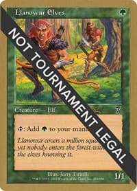 Llanowar Elves - 2001 Jan Tomcani (7ED) - World Championship Decks - Magic: The Gathering card