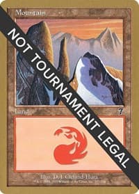 Mountain (337) - 2001 Jan Tomcani (7ED) - World Championship Decks - Magic: The Gathering card