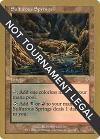Sulfurous Springs - 2001 Jan Tomcani (7ED) - World Championship Decks - Magic: The Gathering card