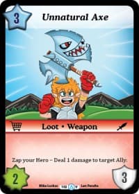 Unnatural Axe - Season 1 - Munchkin CCG card