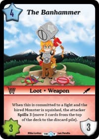 The Banhammer - Season 1 - Munchkin CCG card
