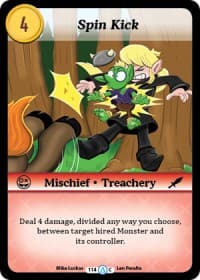 Spin Kick - Season 1 - Munchkin CCG card