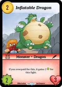 Inflatable Dragon - Season 1 - Munchkin CCG card