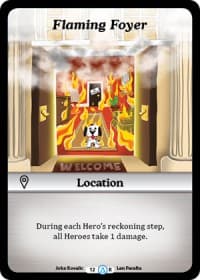 Flaming Foyer - Season 1 - Munchkin CCG card