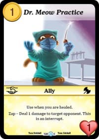 Dr. Meow Practice - Season 1 - Munchkin CCG card