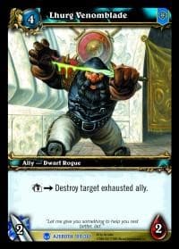 Lhurg Venomblade - Heroes of Azeroth - WoW card