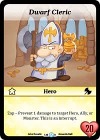 Dwarf Cleric (Alt 1) - Season 1 - Munchkin CCG card