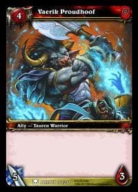 Vaerik Proudhoof - Heroes of Azeroth - WoW card