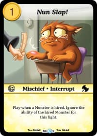 Nun Slap! - Season 1 - Munchkin CCG card