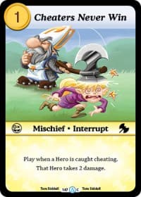 Cheaters Never Win - Season 1 - Munchkin CCG card
