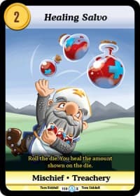 Healing Salvo (Alt 1) - Season 1 - Munchkin CCG card
