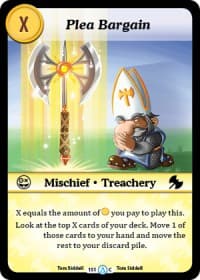 Plea Bargain - Season 1 - Munchkin CCG card
