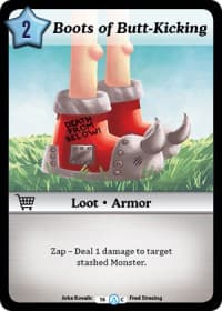 Boots of Butt-Kicking - Season 1 - Munchkin CCG card