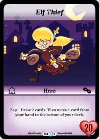 Elf Thief (Alt 1) - Season 1 - Munchkin CCG card