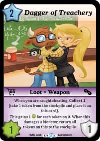 Dagger of Treachery - Season 1 - Munchkin CCG card